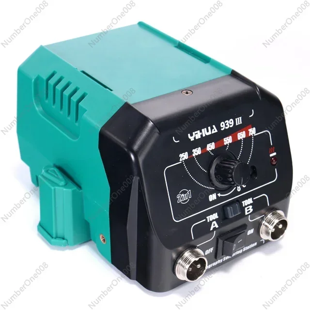YIHUA 939 III 2in1 Wood Burning tools Pyrography Station temperature with Adjustable Intelligent Working Indicator view 3