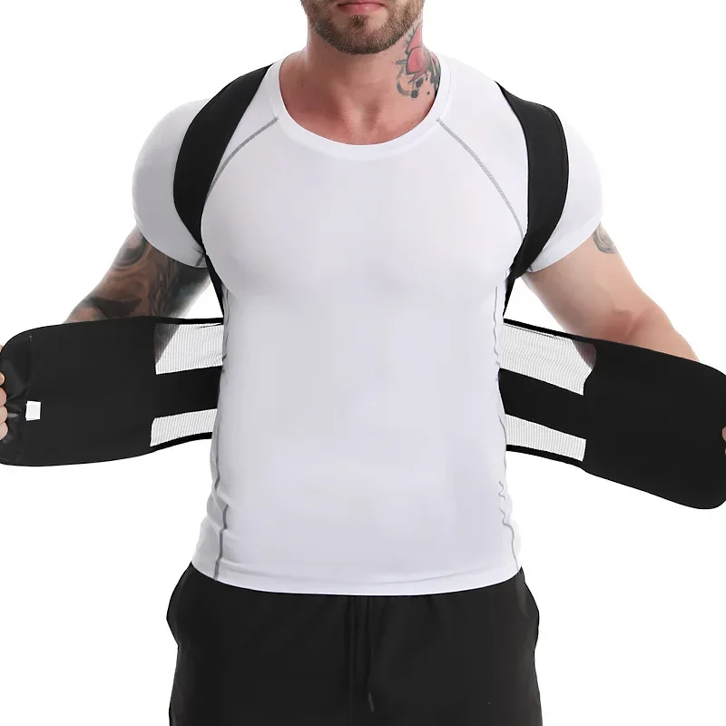 

Back Brace Posture Corrector for Women Men Adjustable Back-Lumbar Support Belt Shoulder Pos-ture Supports for Improve Scoliosis