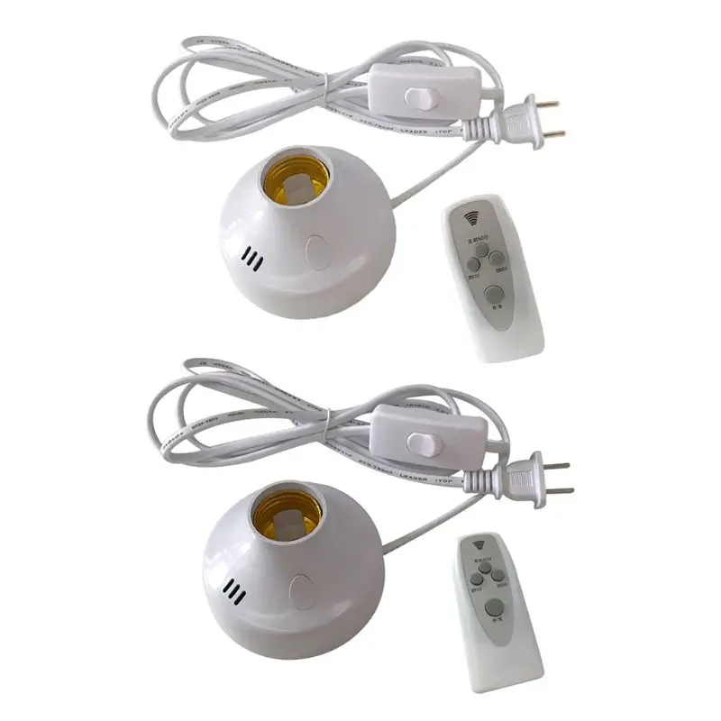 LXAF E27 Socket 110V 220V Bulb LED Night Light With Timer Remote Control for UV led