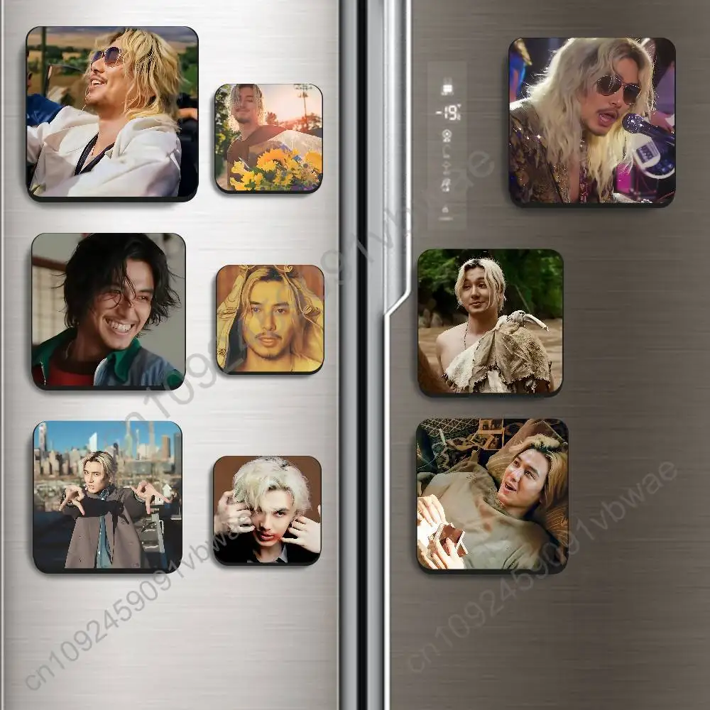 

Alright Prema Album Fujii Kaze Black Square Plastic Fridge Magnet, for Magnetic, No Trace Left, Durable, Smooth and Textured