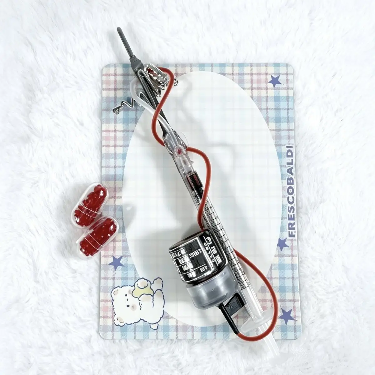 Art Knife Cute Syringe Medical Style Art Knife Stainless Steel Blade Craft Cutter For Scrapbook Package Opening Stationery Gift