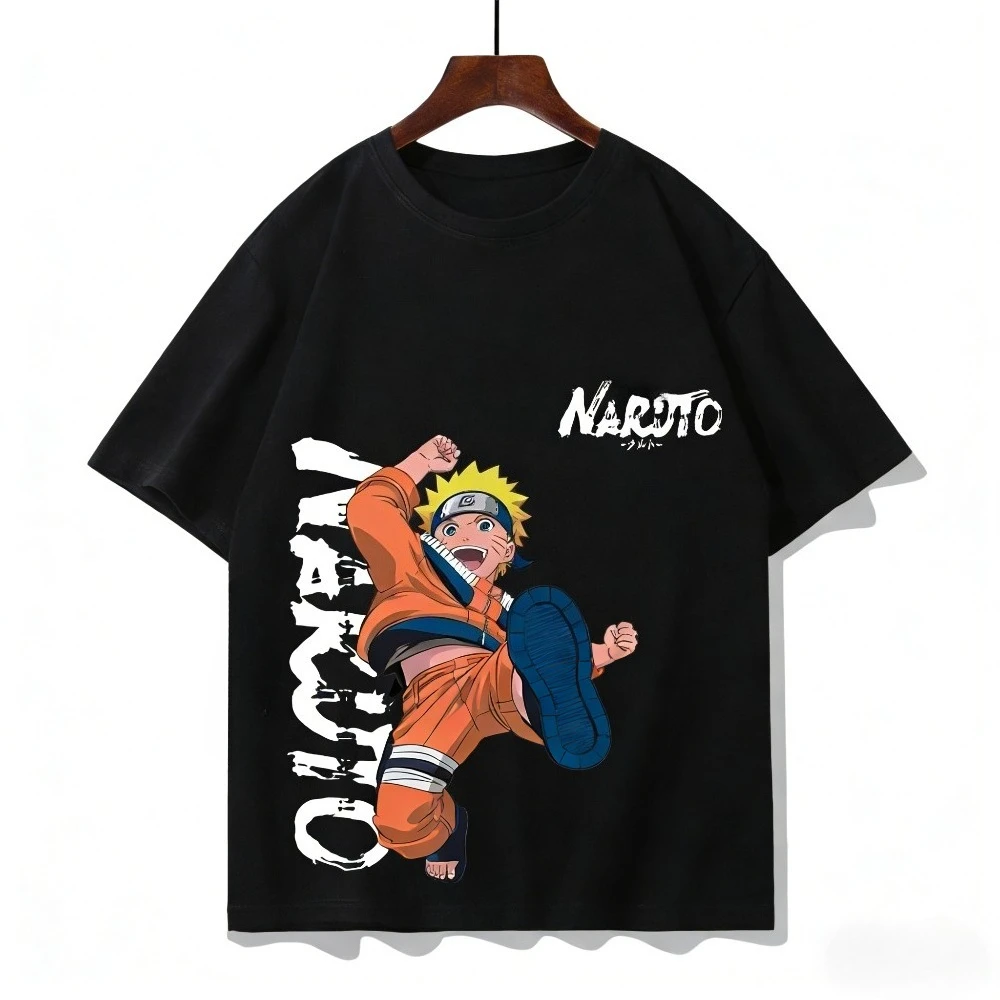 Camisetas con estampado de Anime Naruto, novedad de verano 2026, camiseta deportiva Unisex de Anime Naruto