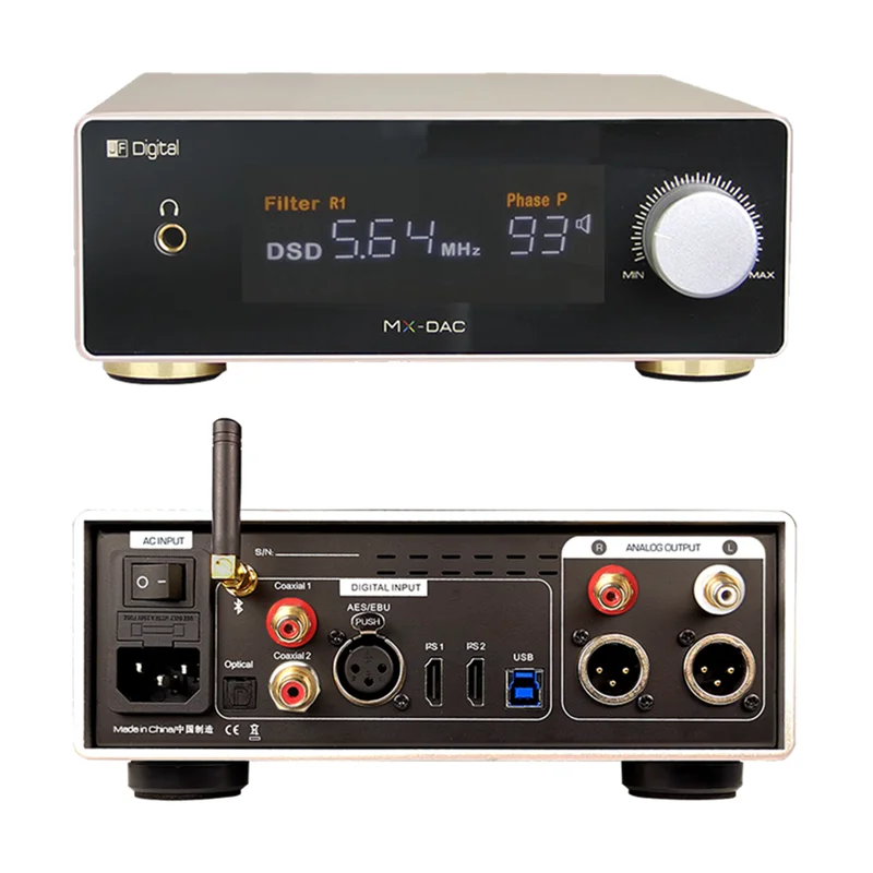 JF Digitale MX-DAC Dubbele CS43198*2+CT7302 DAC+Ul-tra Lage Fase Ruis Dubbele Klok 32Bit/384KHz DSD512 DAC