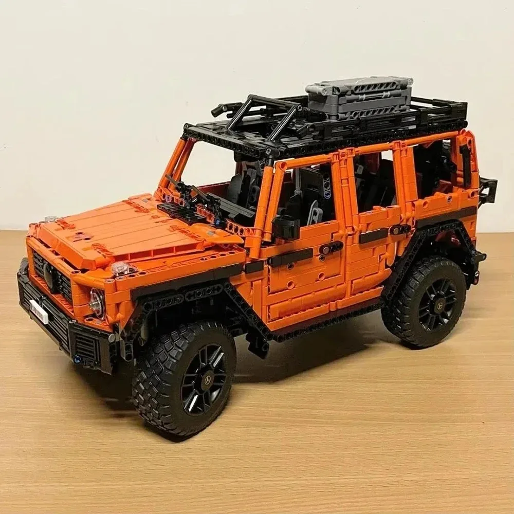 

2891 деталь Technic-Benz G 500 PROFESSIONAL: Модель внедорожника для сборки, конструктор-головоломка, идеальный подарок на праздники и дни рождения