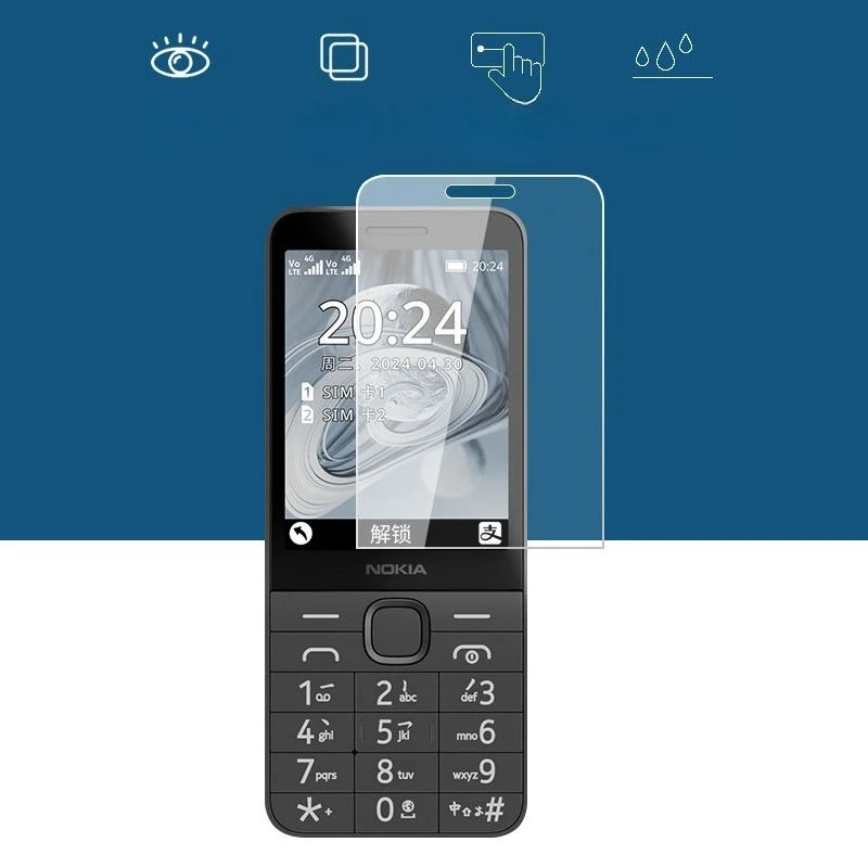 For Nokia 225 HD Tempered Glass Screen Protector for NOKIA 225 NOKIA225 Nokia225 2.5D Ultra Thin Clear Protective Front Film