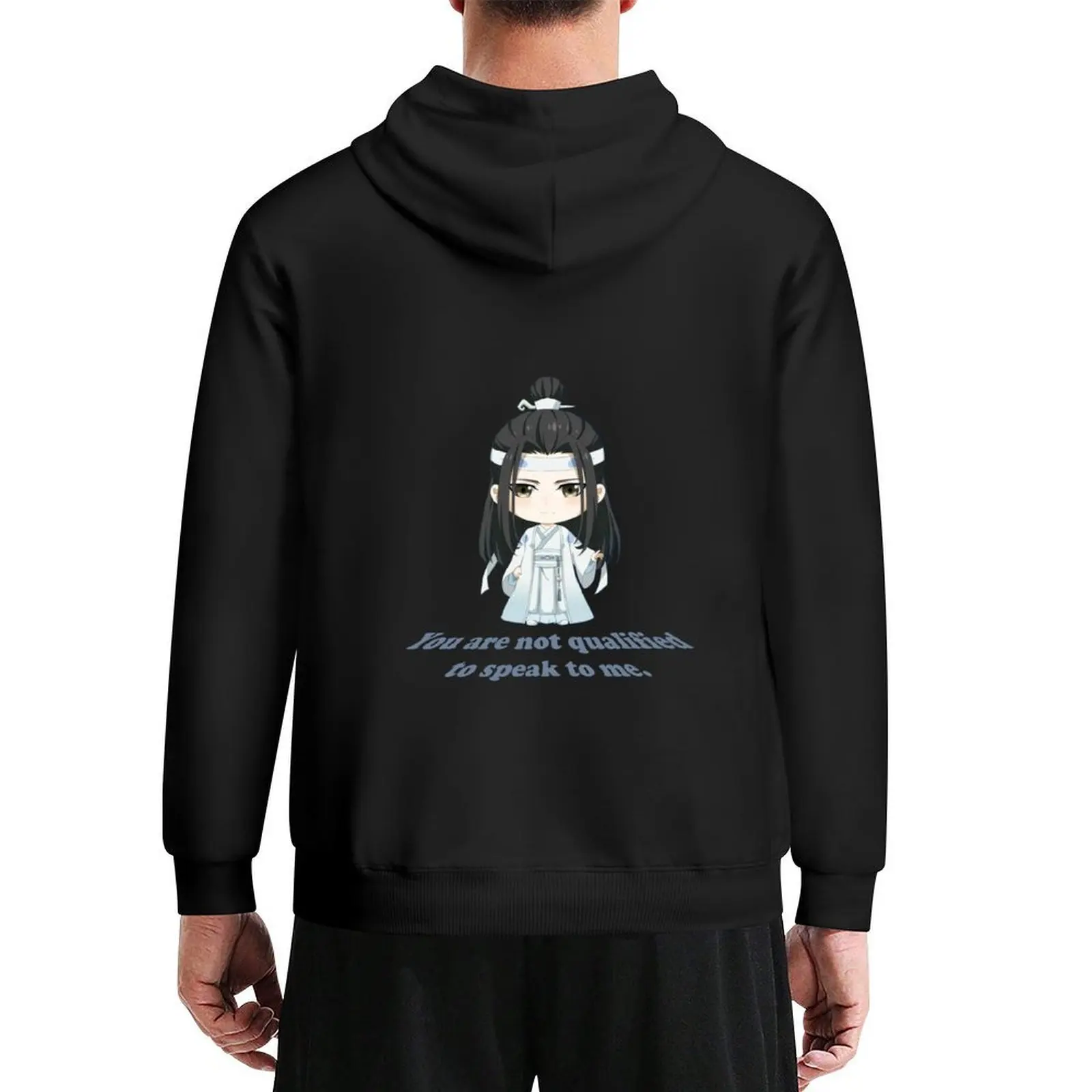 

You are not qualified to talk to me Hoodie autumn mens clothing men's winter sweater men wear new hooded tee