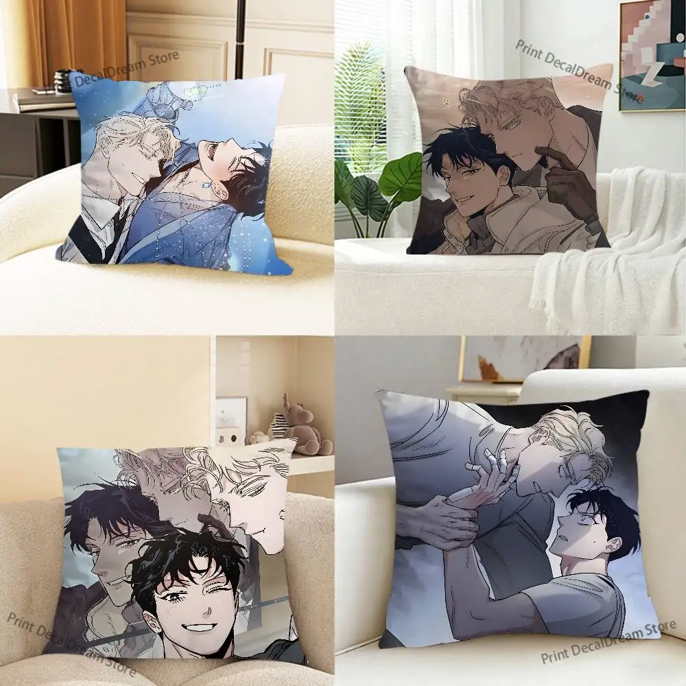 Korean BL  R-Roses And C-Champagne Pillow Case Ultra Soft Skin Friendly Fabric Cloud Like Comfort & Concealed Zipper