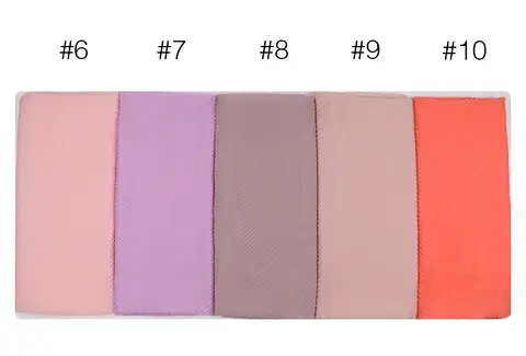 6 best sales प्लीटेड स्कार्फ हिजाब - №2