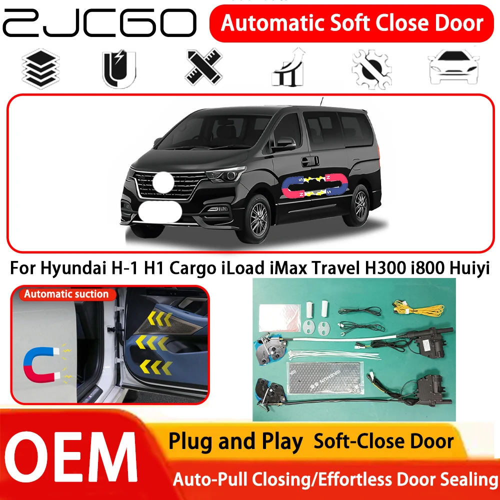 for Hyundai H-1 H1 Cargo iLoad iMax Travel H300 i800 Huiyi Car OEM Plug and Play Automatic Electric Soft Close Door System