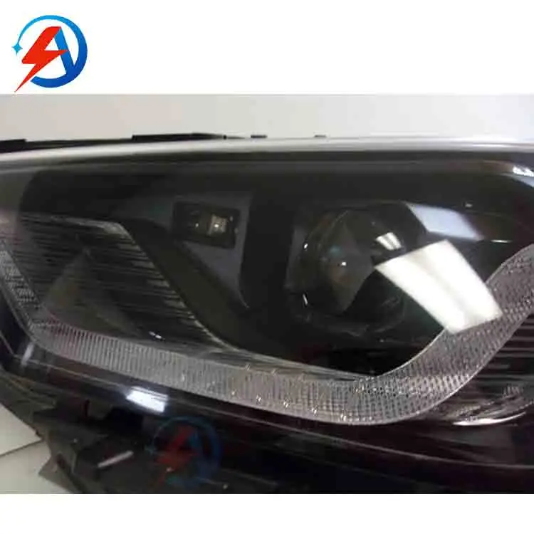 2022-2023 لسيارات BMW 230i M240iX مصباح أمامي LED متكيف جانبي للسائق مع حواف سوداء OEM جودة عالية جديد 6000k درجة حرارة اللون