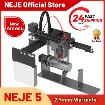 NEJE 5 라이트번 커팅 인쇄기, 휴대용 목재 조각기 커터, 앱 제어 블루투스, 40W-80W