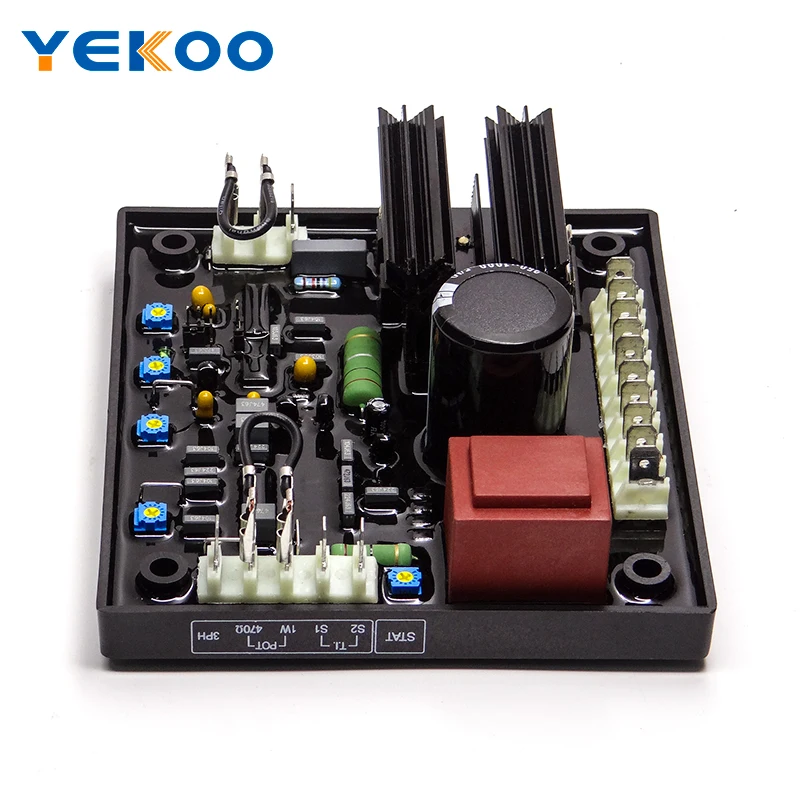 AVR r438 Automatic Voltage Stabilizer Card with Circuit Diagram Portable Generator Stabilizer Alternator for Generator Parts