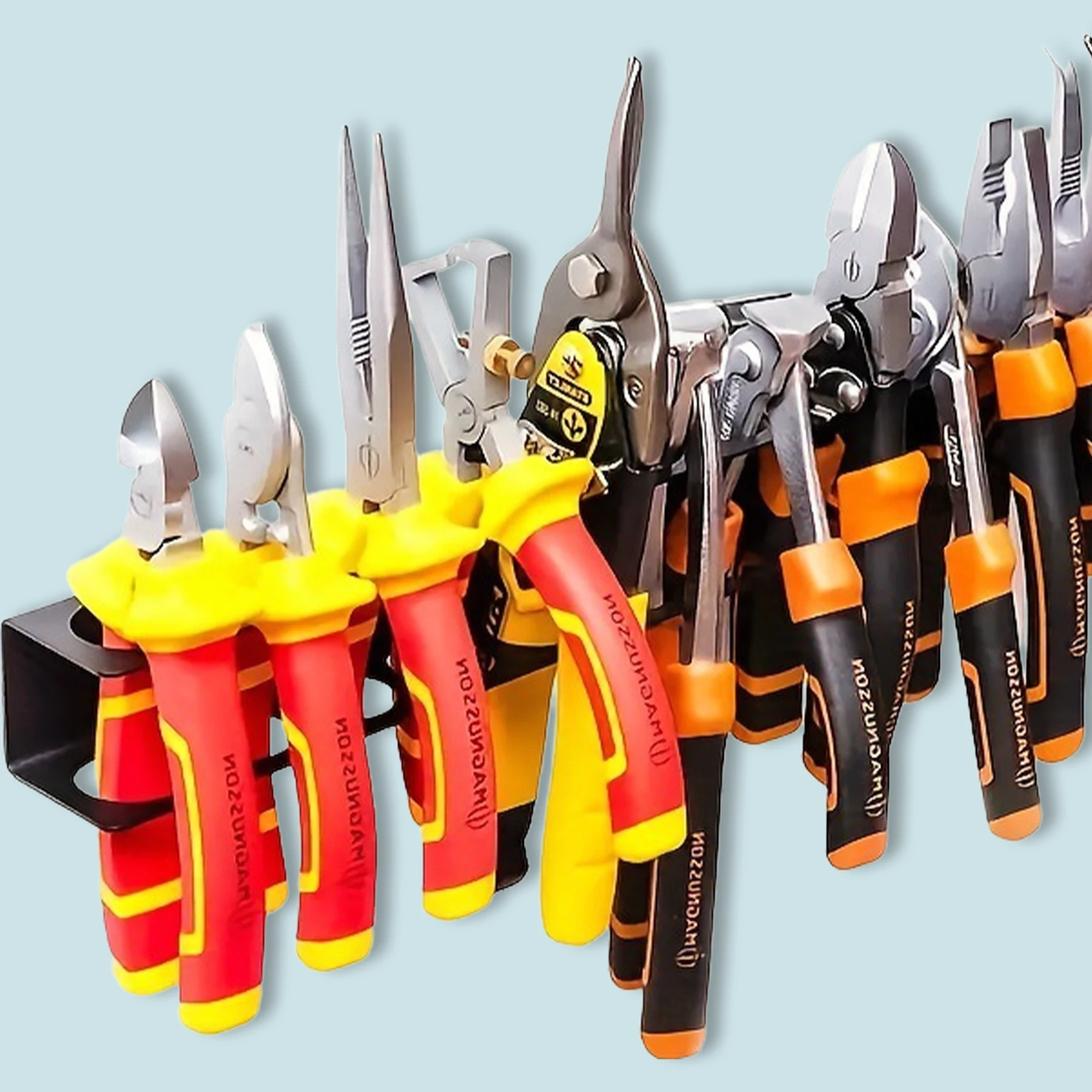 Garage Tool Storage Rack with Large Bearing Capacity Screwdriver Key Holder Suitable for Workbench Toolshed