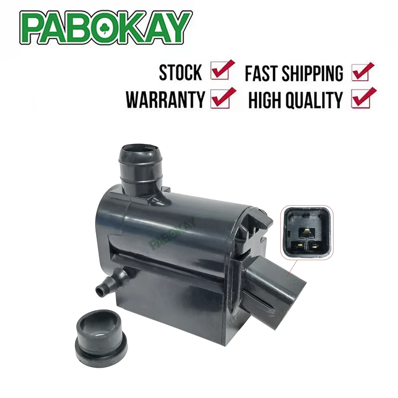 

Мотор насоса омывателя лобового стекла, 3-контактный для Hyundai Santa Fe Elantra Accent 98510-26100 985102K000 98510FD100 9851026100