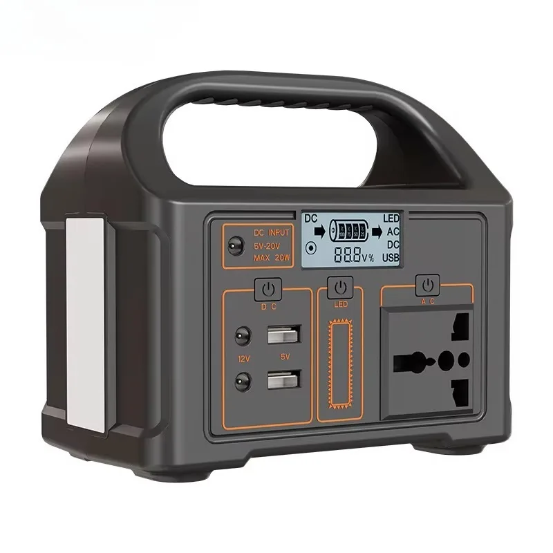 

Portable 110V/220V Mini UPS Power Supply Multifunctional 100W Solar Panel Charging Station
