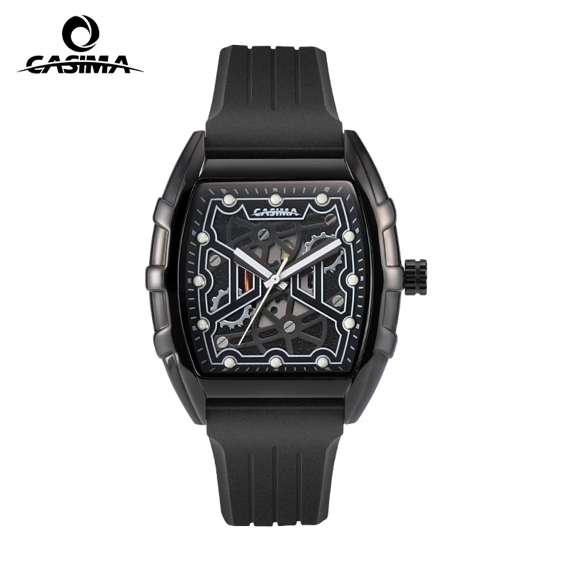ساعات رياضية بحزام سيليكون من CASIMA، ساعات للطلاب، ساعات للأزواج، حركة كوارتز، مقاومة للماء، موديل CS2159-1042