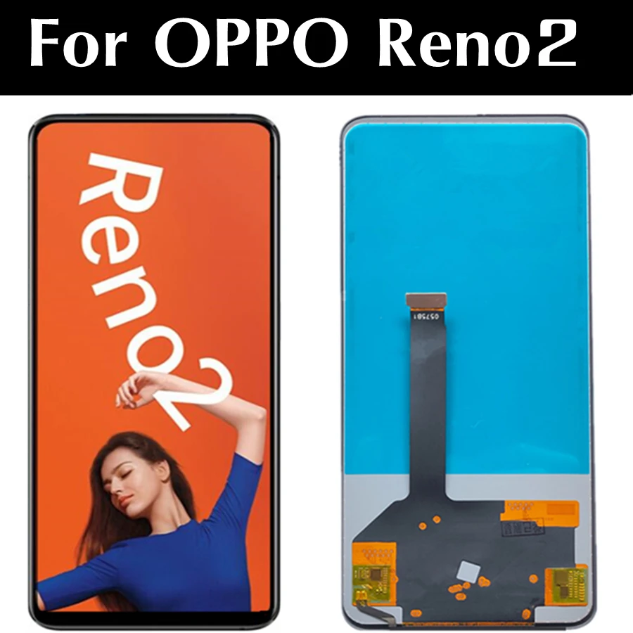 6.5 TFT LCD For OPPO Reno2 Reno 2 PCKM70 PCKT00 PCKM00 CPH1907 LCD Display Touch Screen Digitizer Assembly Replacement