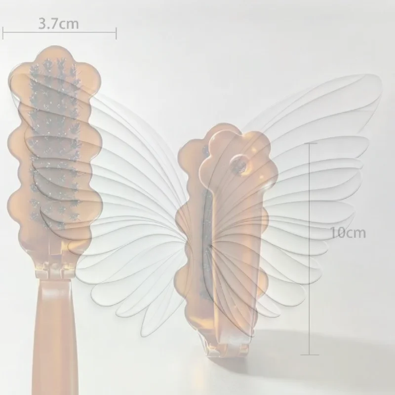 Foldable Bristle Comb Anti-Static Tangle-Free Portable Hair Styling Tool for Men Women Travel Home Use