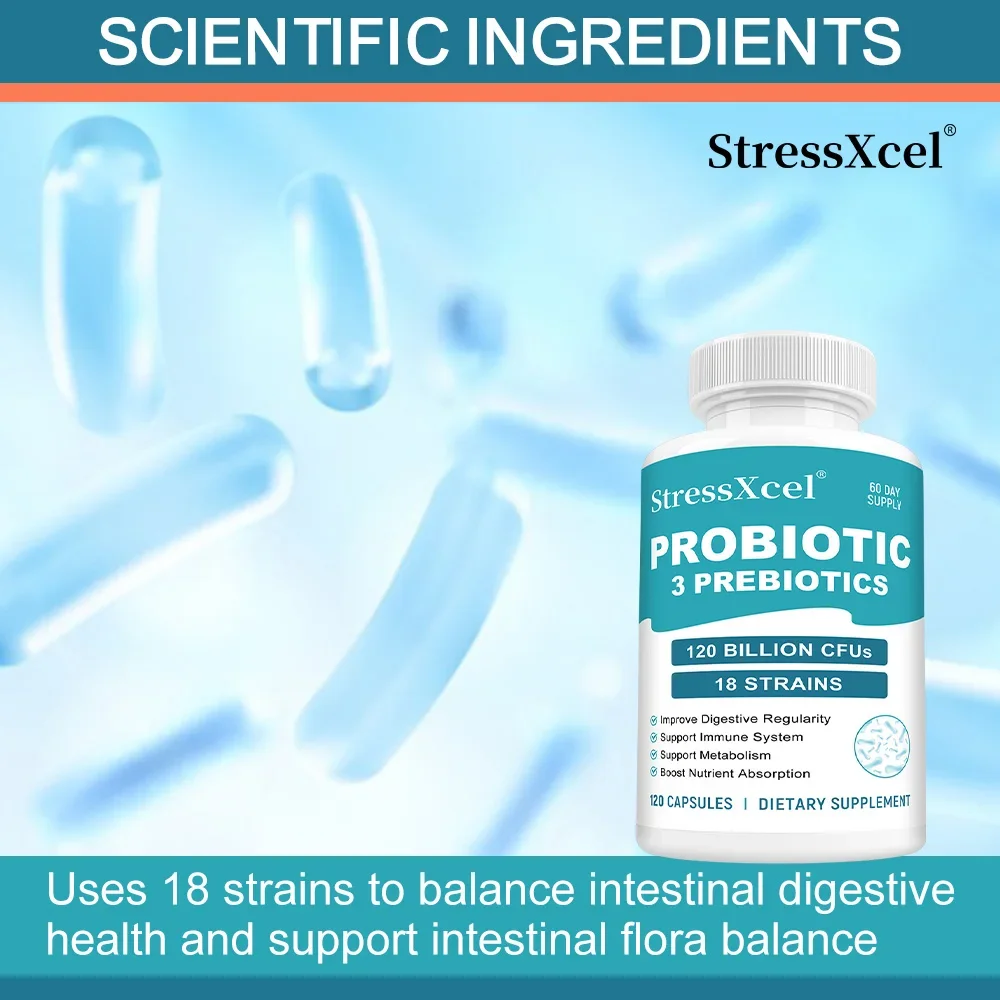 Probiotic and Prebiotic Supplements - Suitable for Both Men and Women, Maintains Immune, Digestive System Health, Gut Health - Image 6