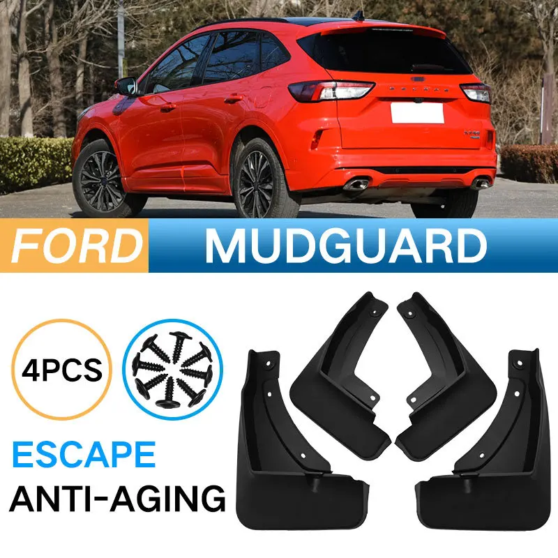 Car Mud Flaps Splash Guards Fender Mudguard for Ford Escape 2020 4Pcs Full Set Wheel Protection Kit