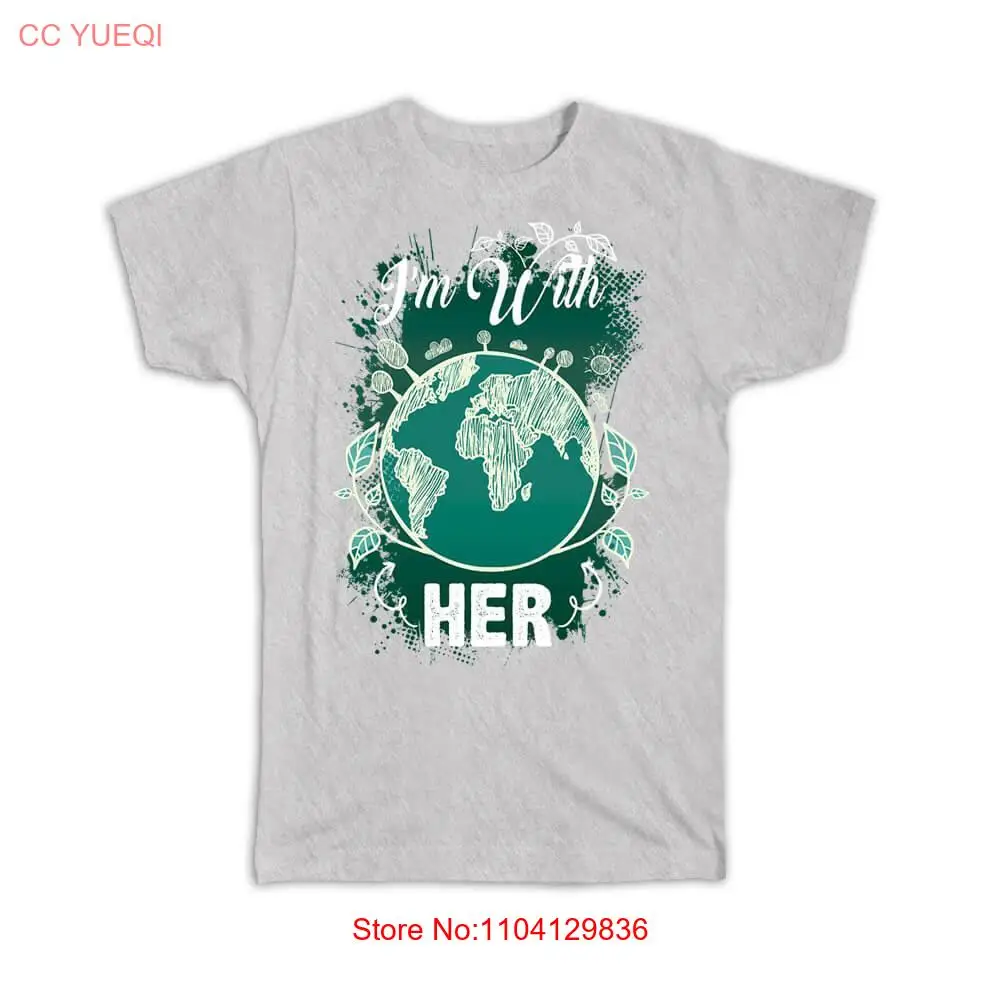 Camiseta de regalo: Para Protector de la Tierra Ecología Ecológica Green Power Globe Nature
