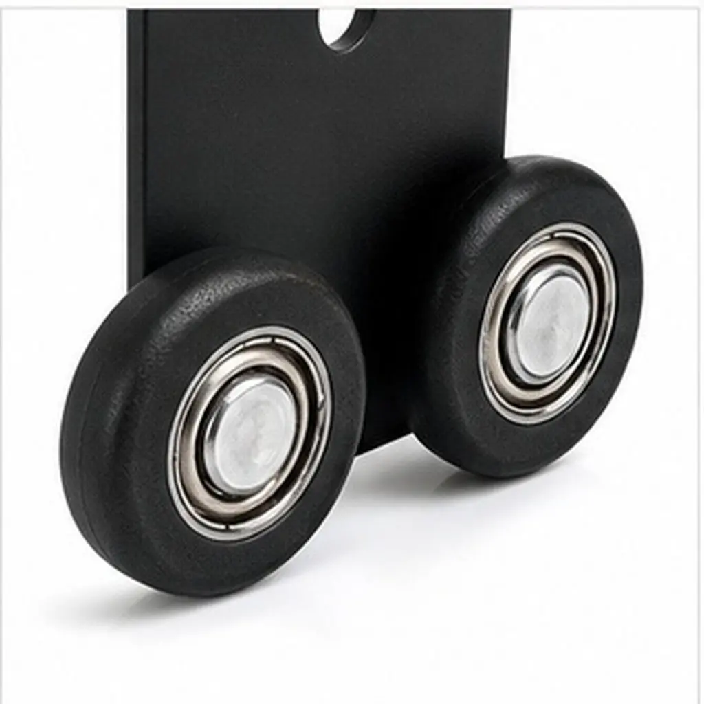 4Pcs Sliding Door Wardrobe Rollers Silent Smooth Replacement Wheels Closet Cabinet Pulley Hardware Heavy Duty Closet Door Wheels