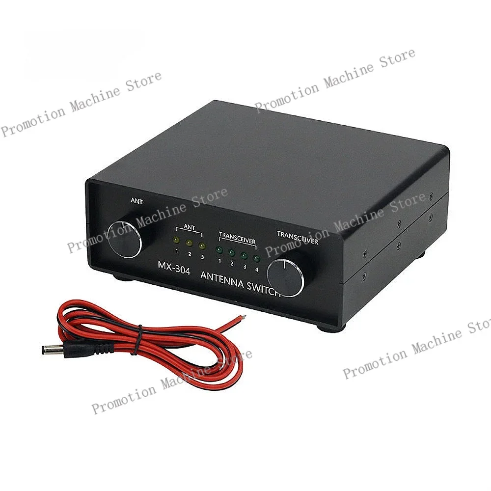 مفتاح هوائي MX-304 3X4 لجهاز الإرسال والاستقبال SDR مع التحكم اليدوي وموصل SO-239