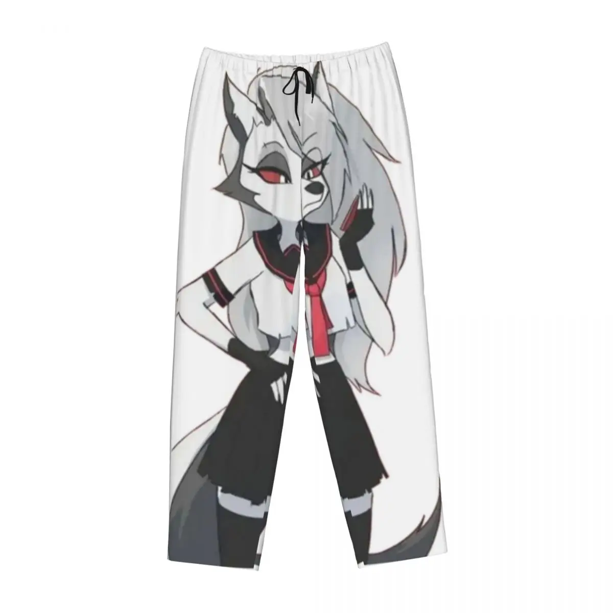 

Custom Loona Helluva Boss Loona Women Pajama Pants Lounge Sleep Sleepwear Bottoms with Pockets