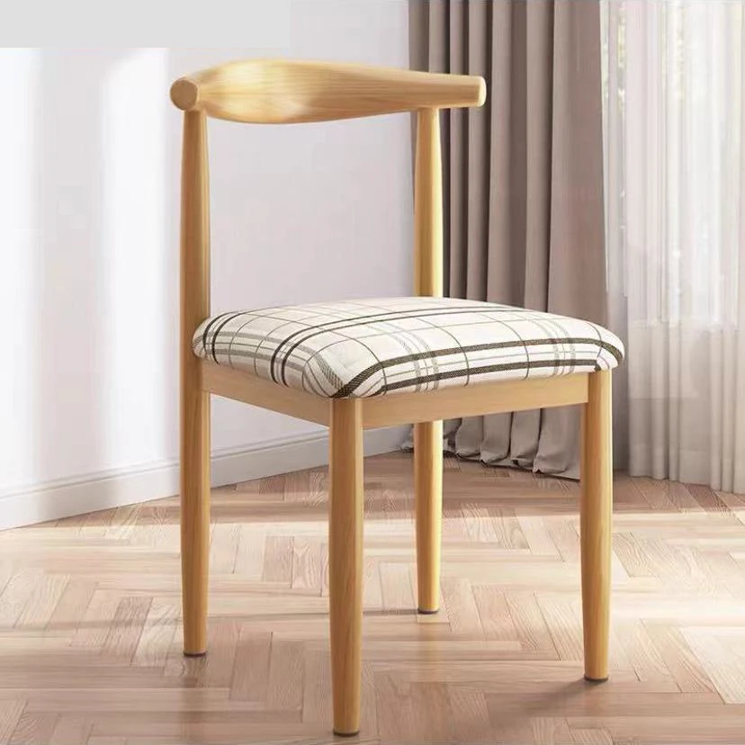 New Leather Cushion Chairs Fashion Buffet High Kitchen Dining Wood Chairs Leather Cushion Chairs for Home