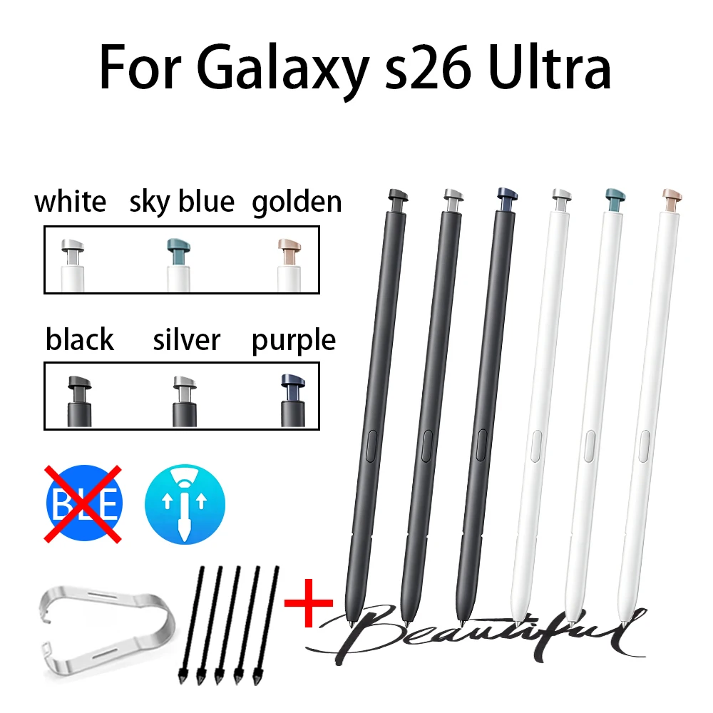 

For Samsung Galaxy S26 Ultra S pen EJ-PS948 S948BU/W/N Pen Stylus Passive EMR SPen Without Bluetooth And Gift Tips/Nibs Tools