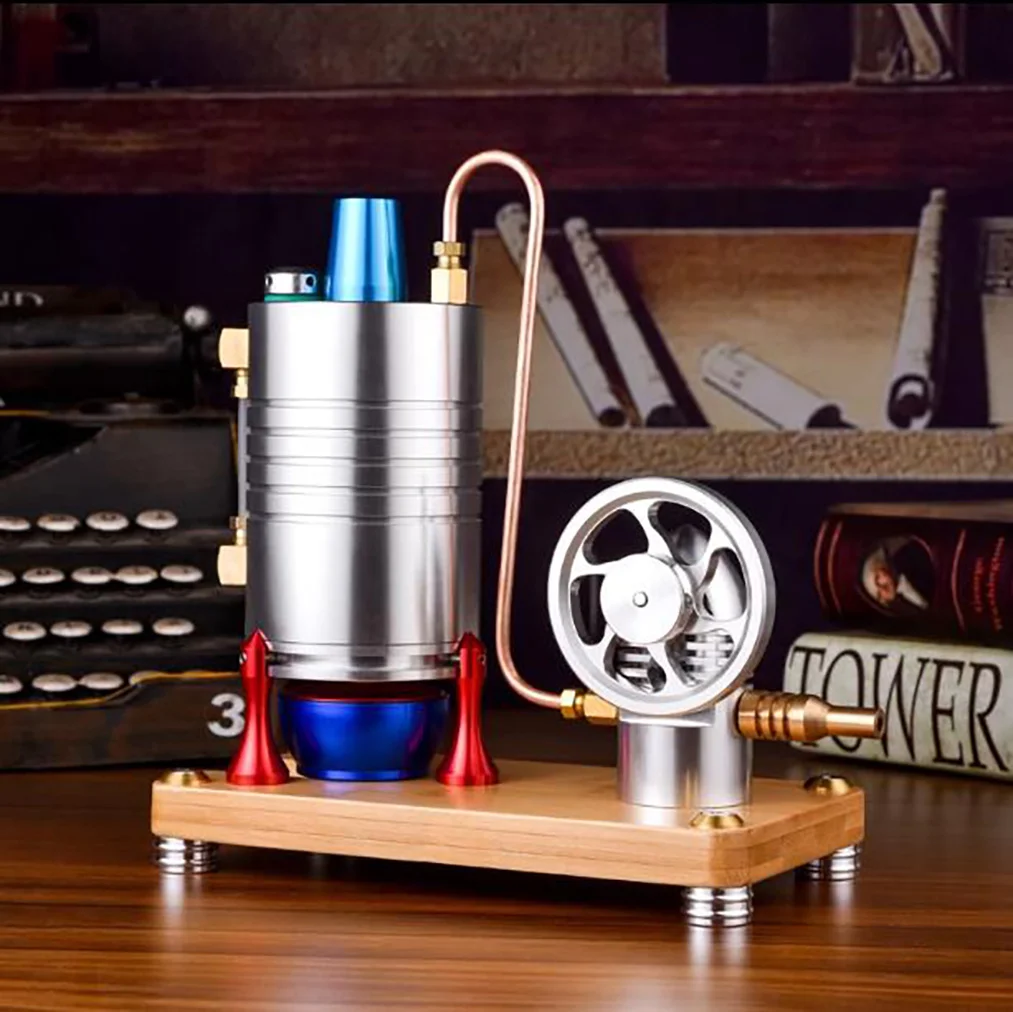 Modelo Programável do Motor a Vapor Retro com Caldeira do Aquecimento Fabricação do Cnc