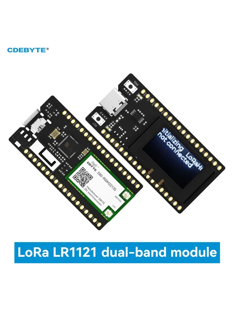 LR1121 2.4G LoRaWAN Gateway CDEBYTE EoRa-HUB-400/900TB Test Board Dwuzakresowy Jednokanałowy Hub Open Source z Wyświetlaczem OLED — zdjęcie produktu 7