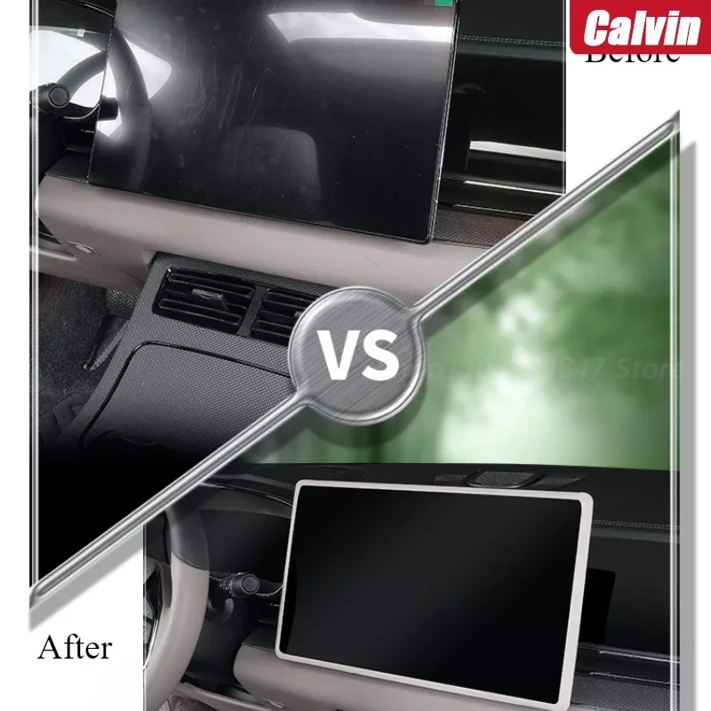 For BYD Han DM-i/EV Car Navigation Screen Frame Protective Cover Meter Central Control Display Silicone Modification Accessories