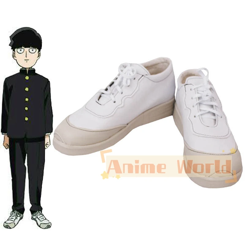

Mobu Saiko Hyaku Shigeo Kageyama Обувь для косплея Хэллоуин Карнавальные сапоги на заказ