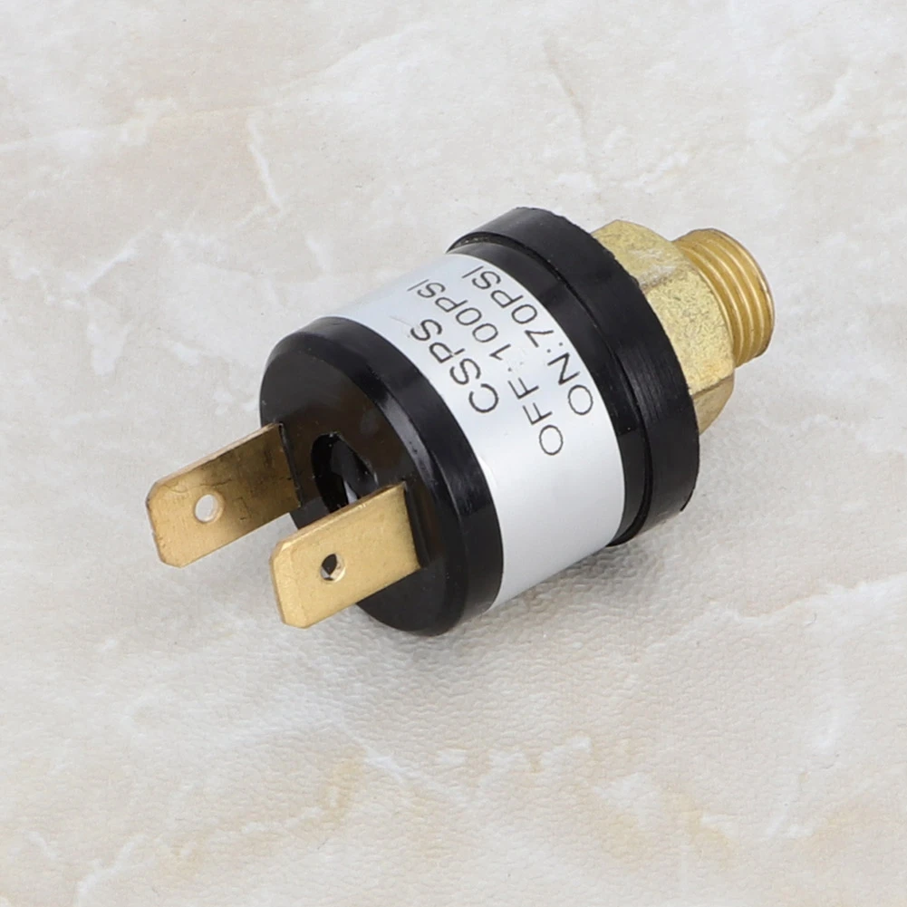 صمام تبديل تلقائي للتحكم في ضغط الهواء للسيارة ، 70-100PSI لمضخة ضاغط الهواء #2