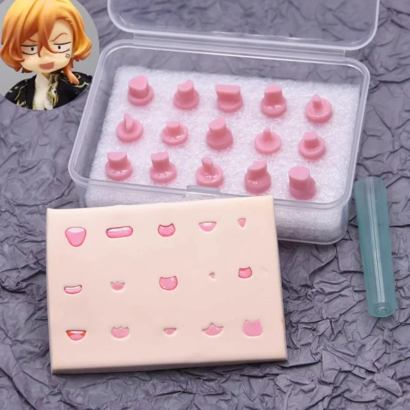 Pottery/Mouth Shape Mold DIY Ultra-light Clay Stone Plastic Clay Make Dolls Mouth Shape Accessories/expression Assistance Tools