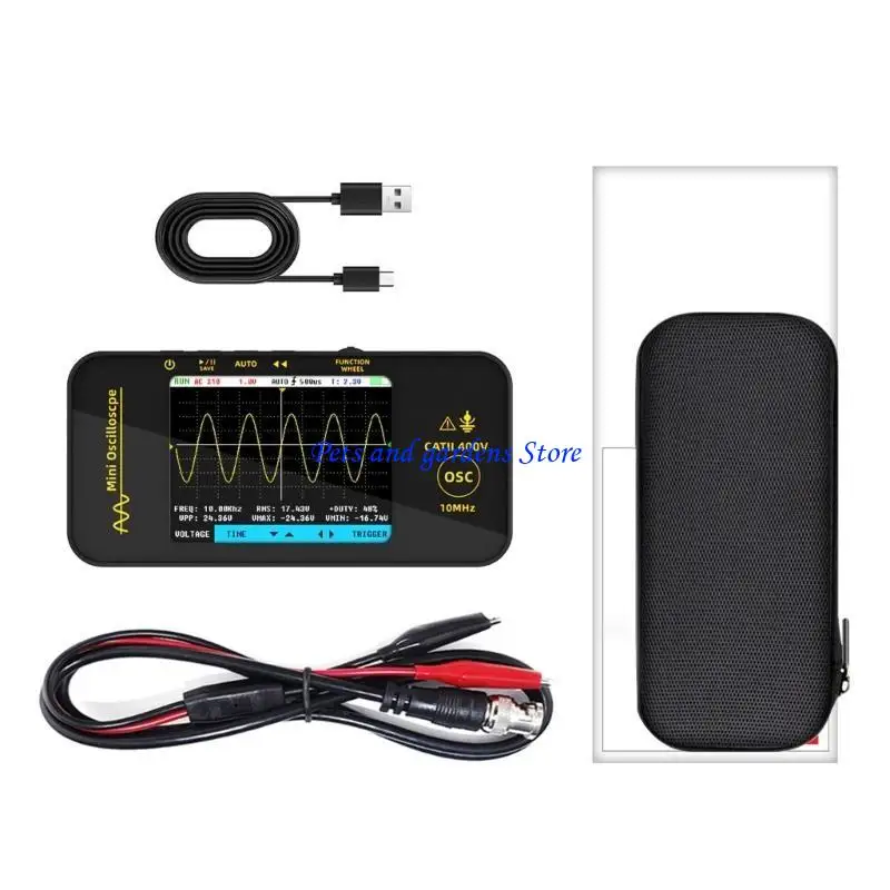 

H051 Multifunction Handheld Oscilloscope 10MHz Bandwidth Rechargeable for active Use