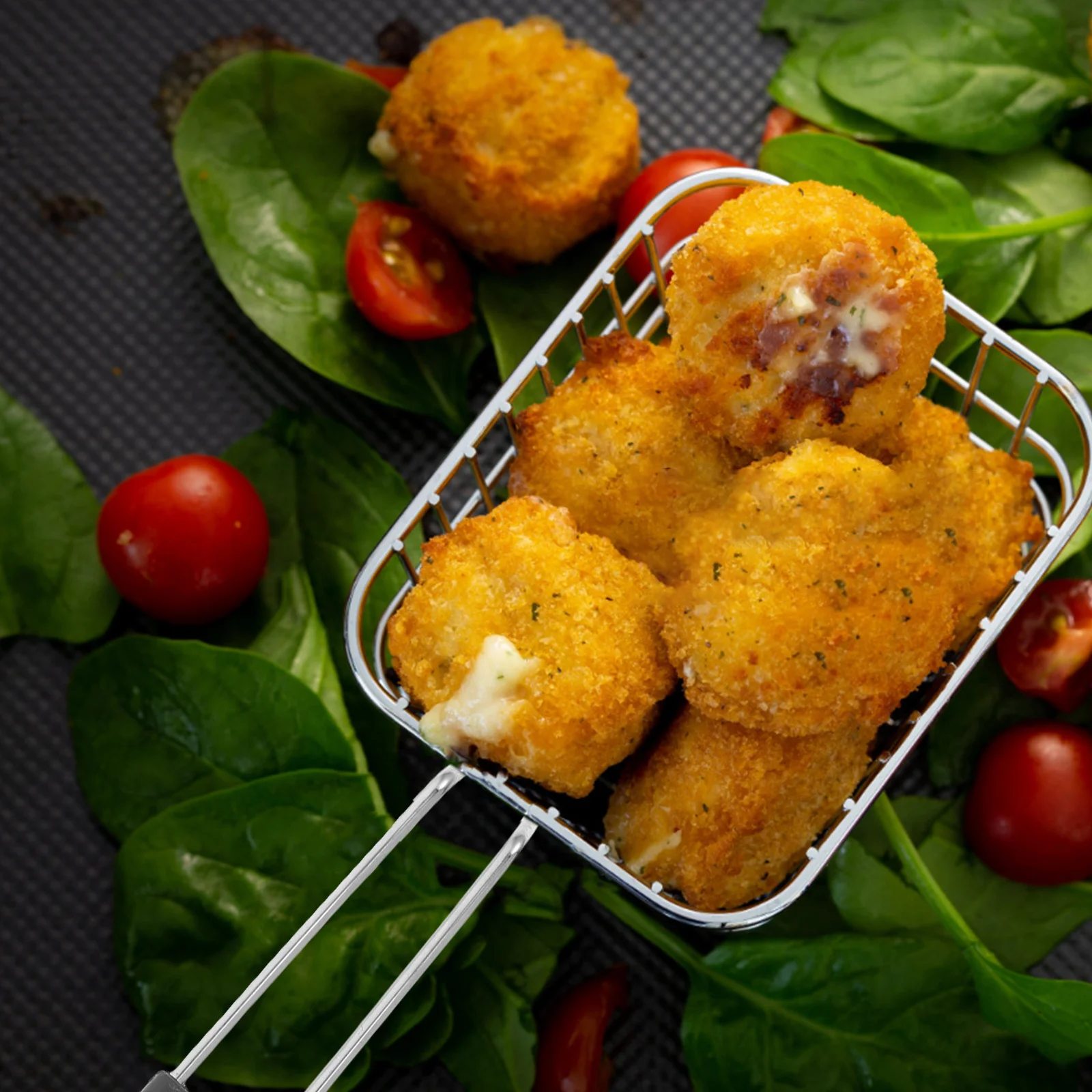 

Fry Basket Handle Heat Resistant Non-Slip Grip Universal Replacement For Deep Fryer Basket - Kitchen Appliance Part