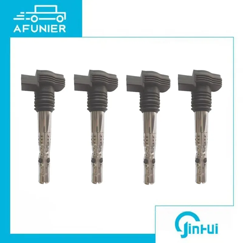 

Комплект из 4 катушек зажигания для Audi A4 A6 1.8T Passat B5, номер OE UF411,06B905115G,06B905115H,06B905115J,06B905115M,06B905115N,06B905115L