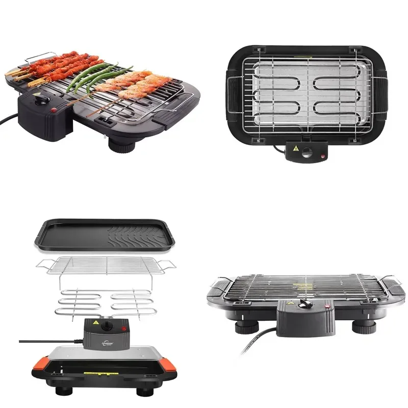 Multifunctional Indoor Smokeless Electric BBQ Grill