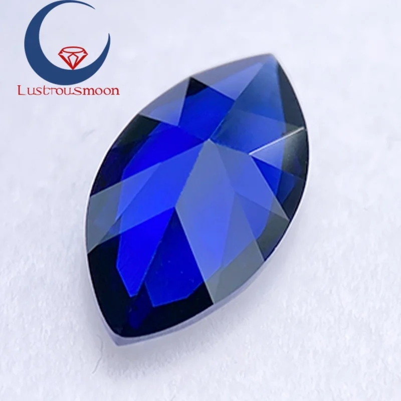 مختبر نمت الياقوت الأزرق الملكي ماركيز قطع الماس الاصطناعية حجر أحجار كريمة مفكوكة مع شهادة AGL سحر لصنع المجوهرات