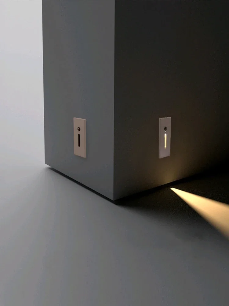 

AC85-265V LED Wall Lamp Motion Sensor Stair Light Corridor Recessed Step Lighting Sensor Wall Lamp for Stairs