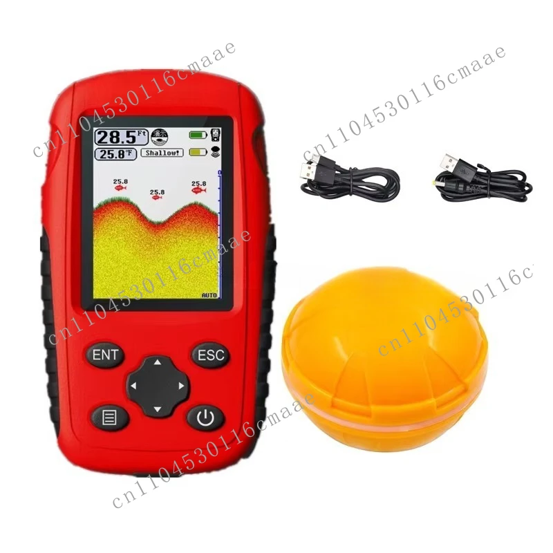 Sonar de Profundidade Portátil Inteligente XF88, Sensor de Sonar Sem Fio para Pesca, Eco-Sonda para Isca