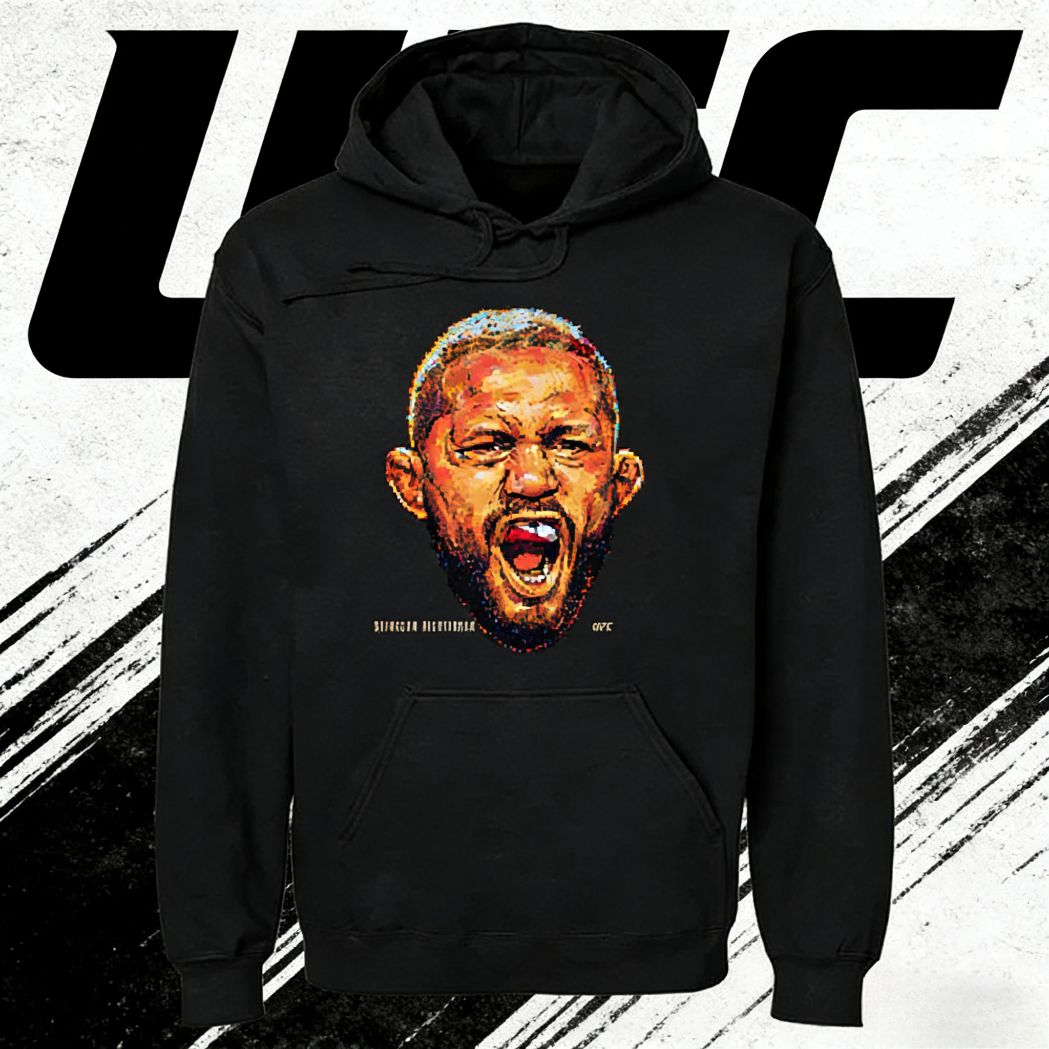 

UFC Corey Sandhagen Theme 2025-26, осень/зима, чистый хлопок, 100% повседневная свободная модная толстовка с капюшоном, подходит для мужчин и женщин