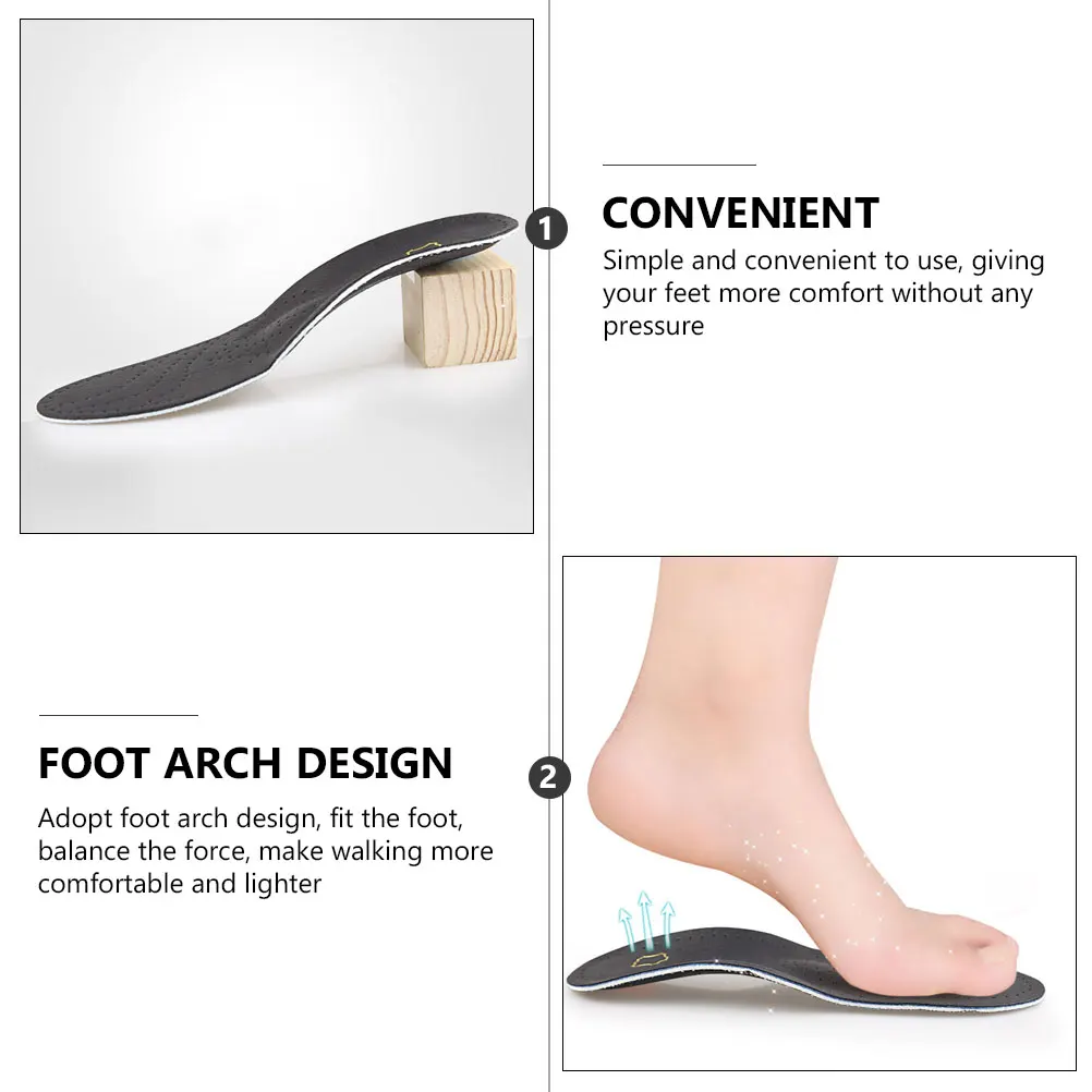 

Non slip Insoles Arch Cushion Pads Latex Foot Supply Corrective Flatfoot Support Lightweight Breathable Walking Comfort Pad Shoe