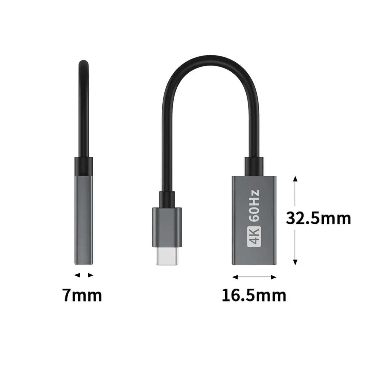 NEW FACTORY~4K@60Hz USB C to -Compatible Adapter, USB Type C Screen Mirroring Computer Adapter for 17 Pro/Max,
