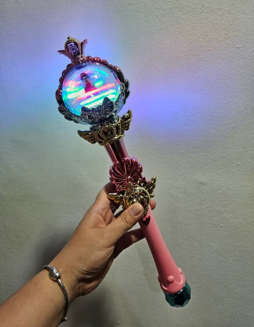 Factory Self-sale Wholesale Price Children's Glow Fairy Magic Wand Toy Girl Birthday Gift