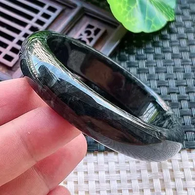

Zheru Jewelry Natural Myanmar Jade 54mm-62mm bracelet exquisite princess bracelet send girlfriend send mom