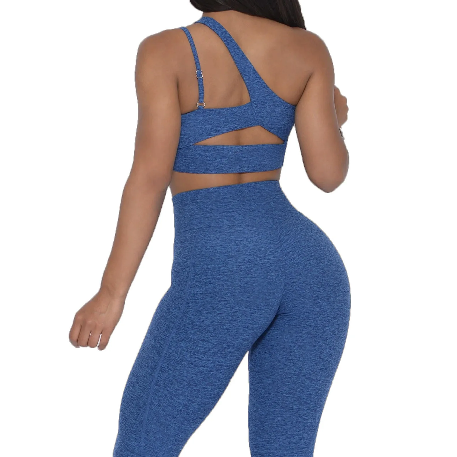 Explosive yoga clothes set beautiful back suspender fitness clothes breathable buttock lifting pants yoga clothes tight sports s