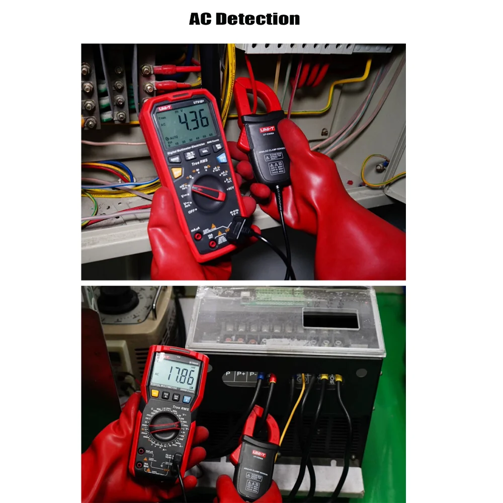 UNI T AC Current Clamp Sensor UT-CS06A 400A Amperimetric Clamp Meter Ammeter Suitable For UT61E+ UT139C Multimeters